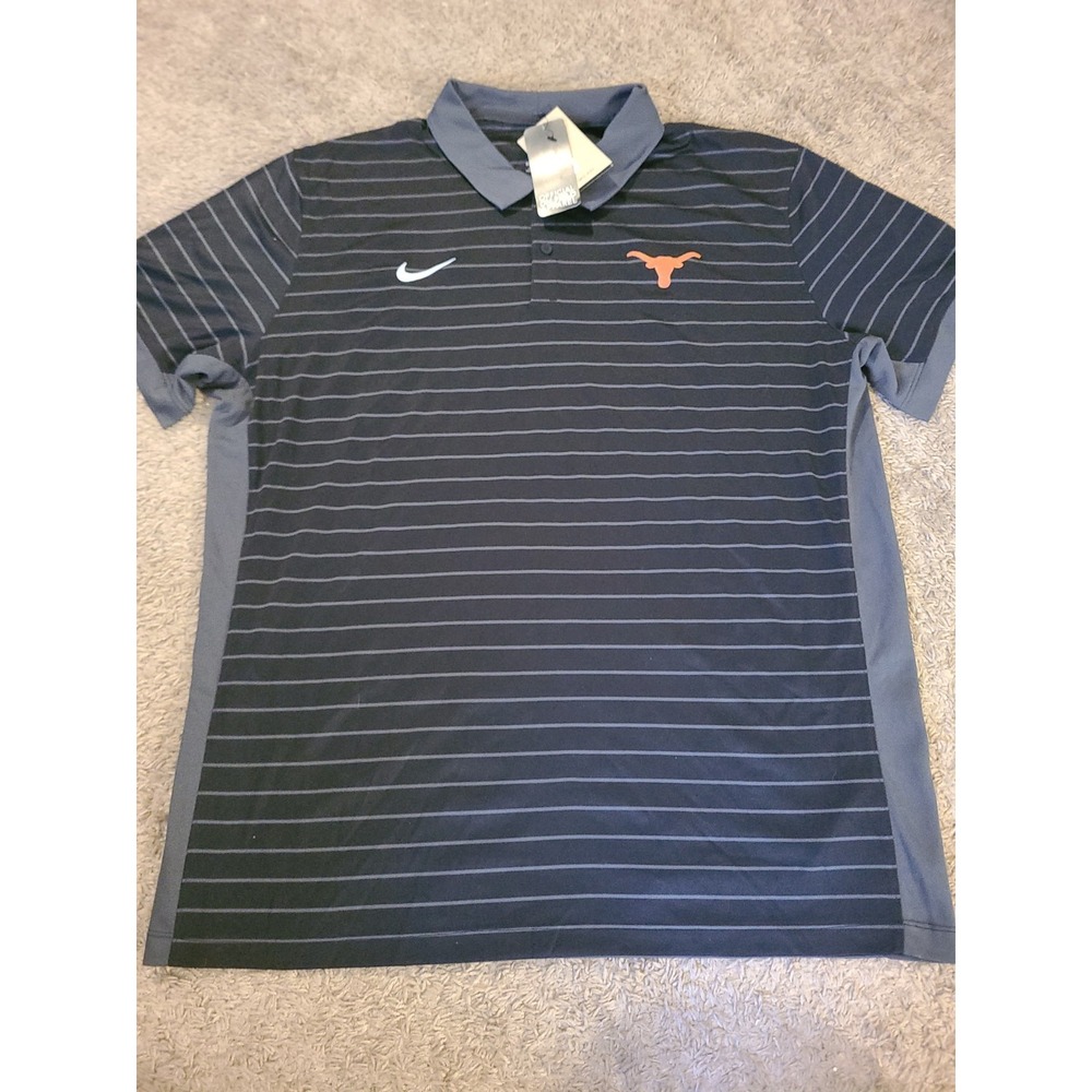 NCAA Texas Longhorns Official On Field Apparel Men's Nike Dry Fit Polo 2XL